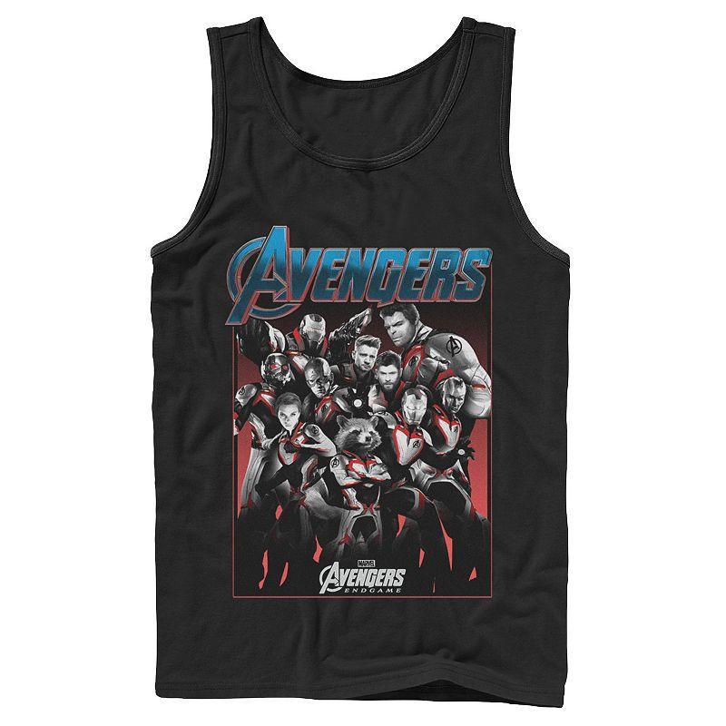 Mens Marvel Avengers Endgame Main Cast Group Shot Tank Top Product Image