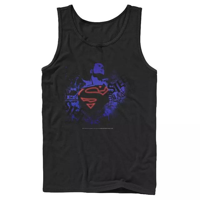 Mens DC Comics Batman Torched Logo Tank Top Product Image