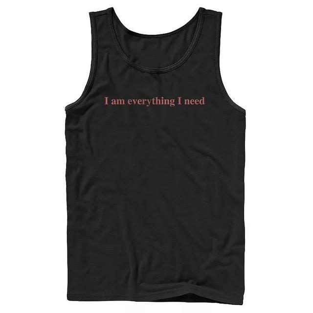 Mens Fifth Sun I Am Everything I Need Text Tank Top Product Image