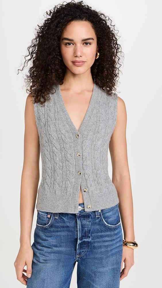 Vince Cable Button Vest | Shopbop Product Image