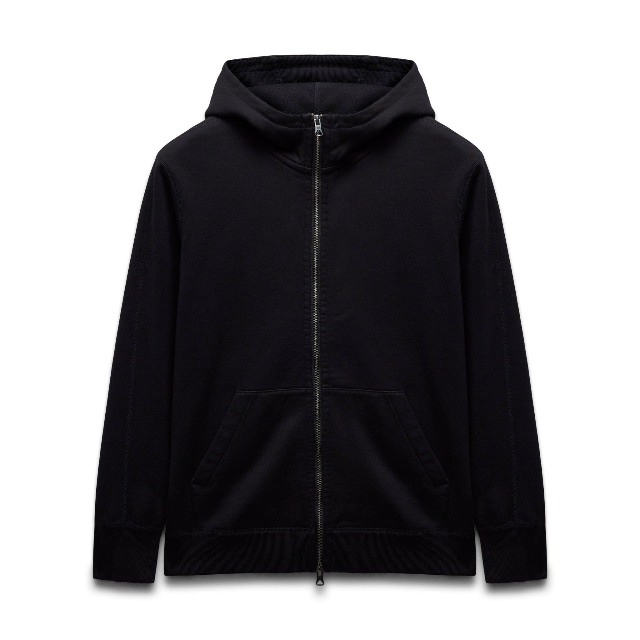 Midweight Terry Racer Zip Hoodie Male Product Image