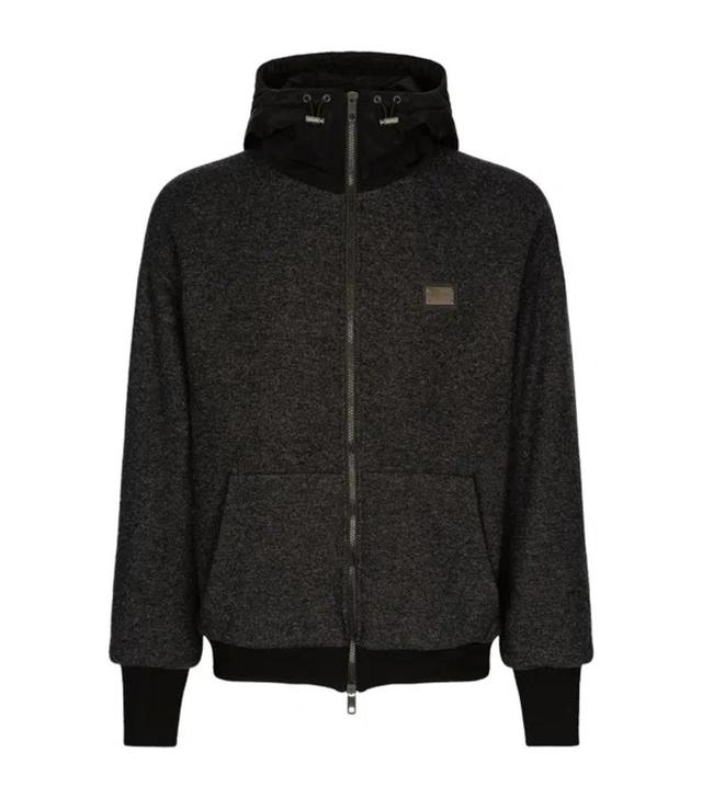 Logo-badge Hooded Jacket In Multi Product Image