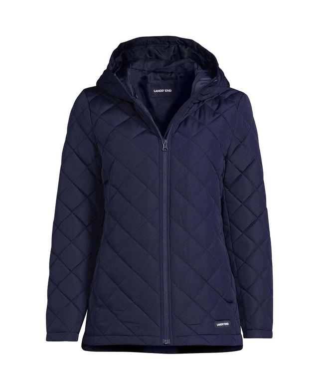 Womens Lands End Insulated Jacket Red Product Image