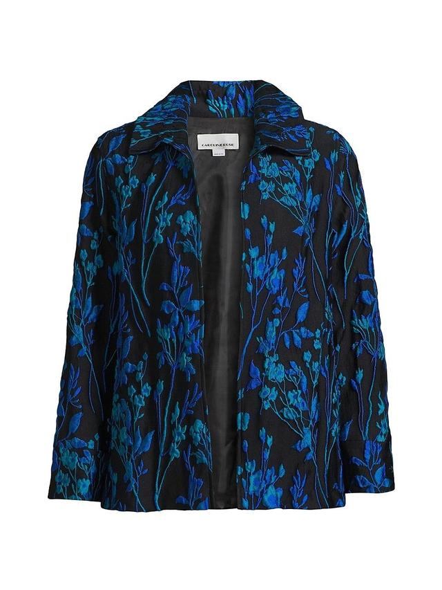 Womens Blue Moon Jacquard A-Line Jacket Product Image