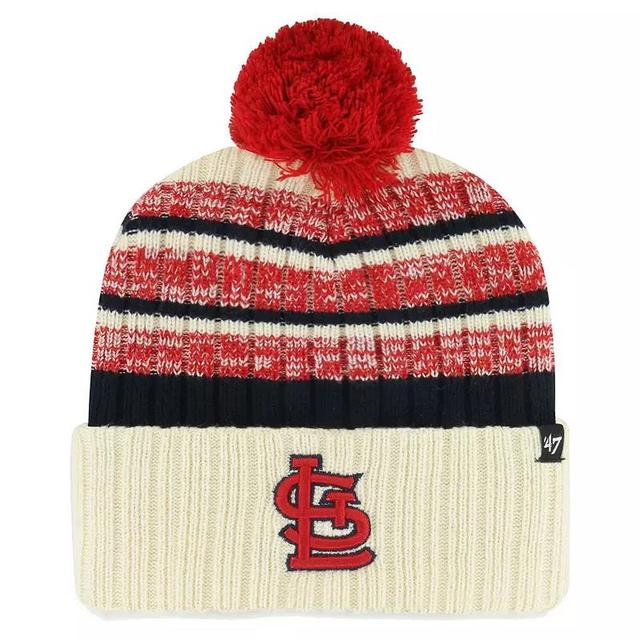 Mens 47 Natural St. Louis Cardinals Tavern Cuffed Knit Hat with Pom Product Image