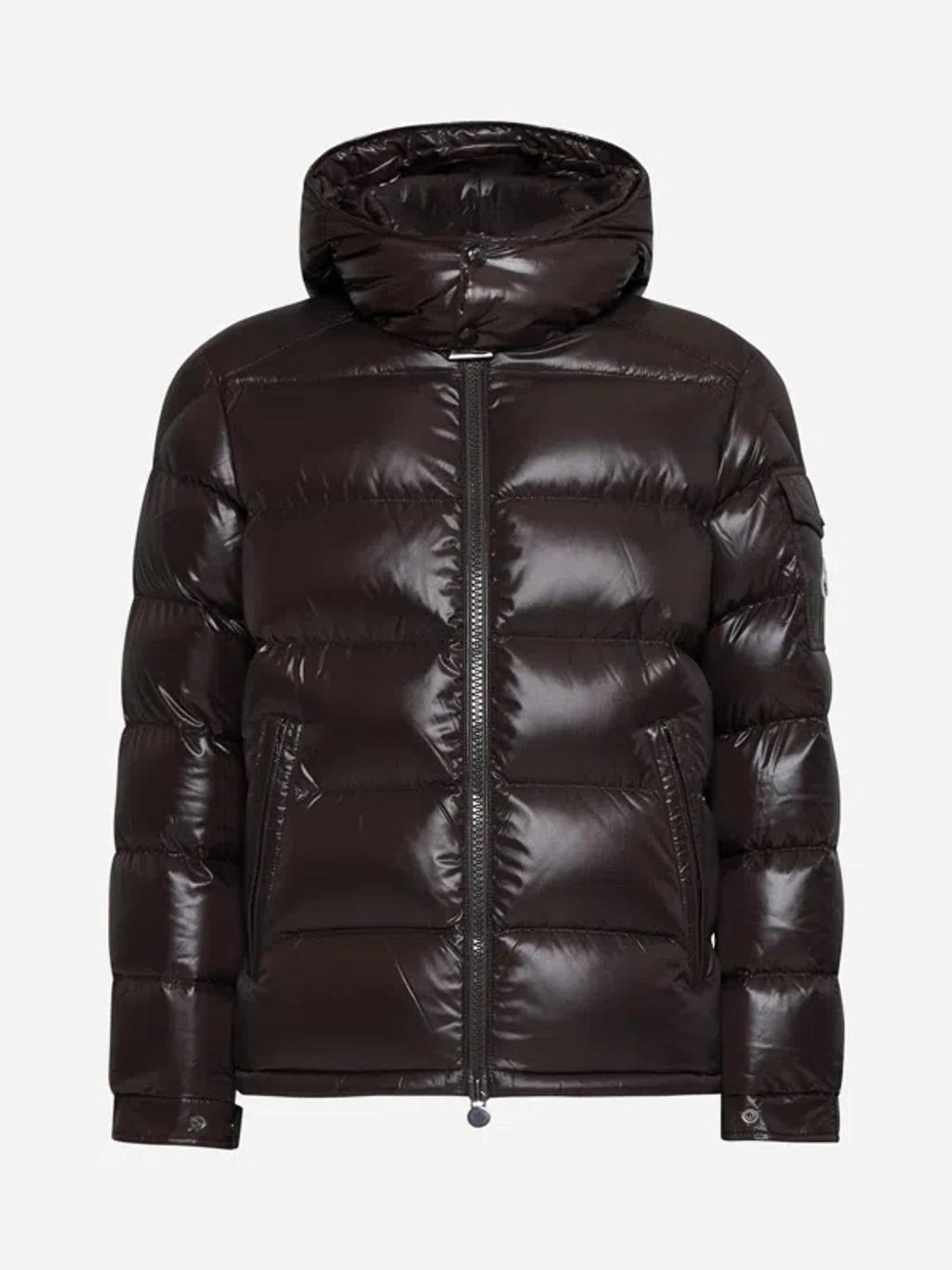 FAUX-LEATHER PUFFER JACKET Product Image