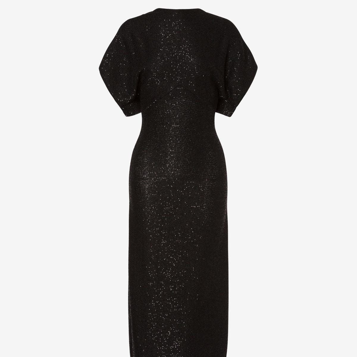 Philosophy di Lorenzo Serafini Black Sequinned Dress Product Image