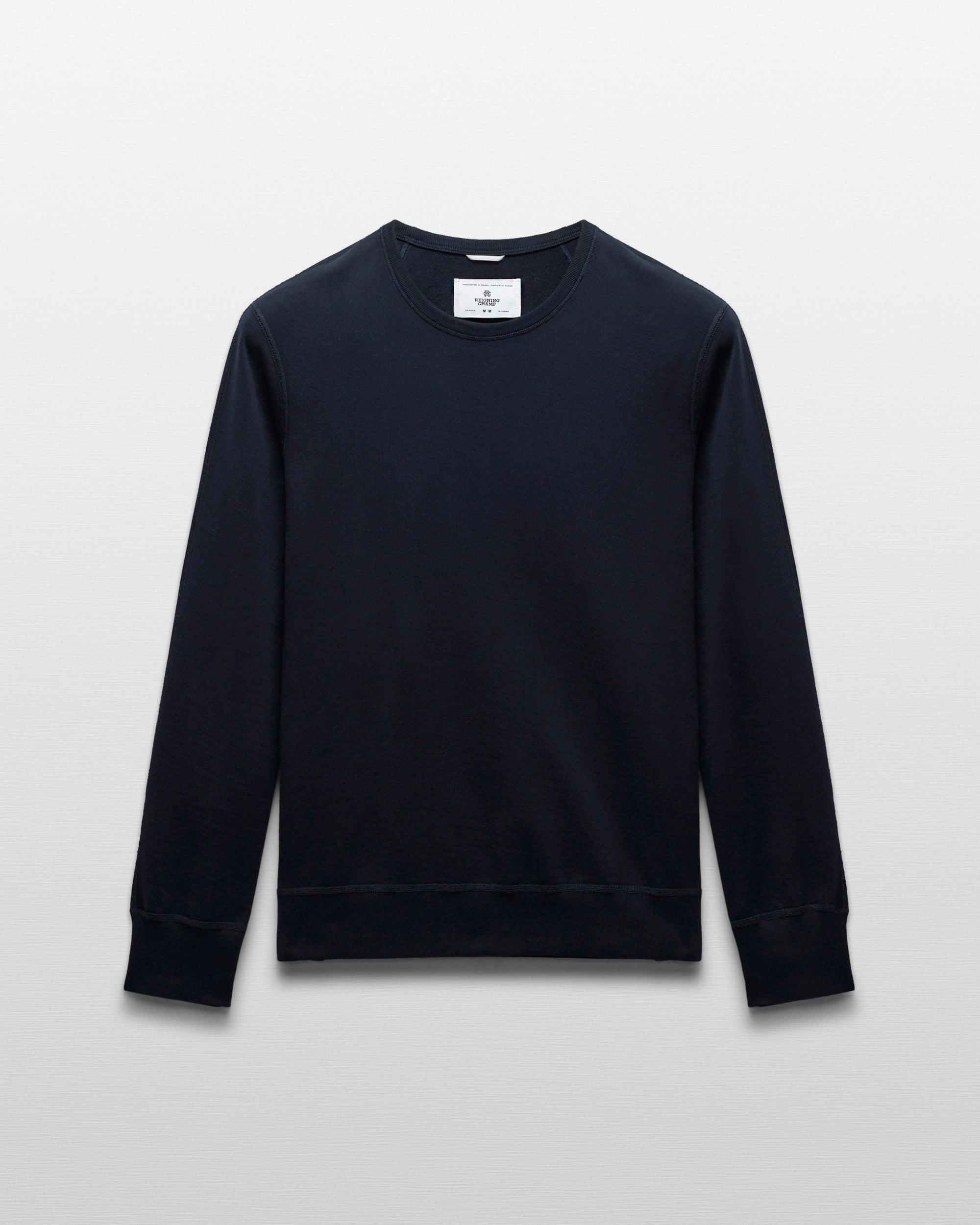 Lightweight Terry Slim Crewneck Male Product Image