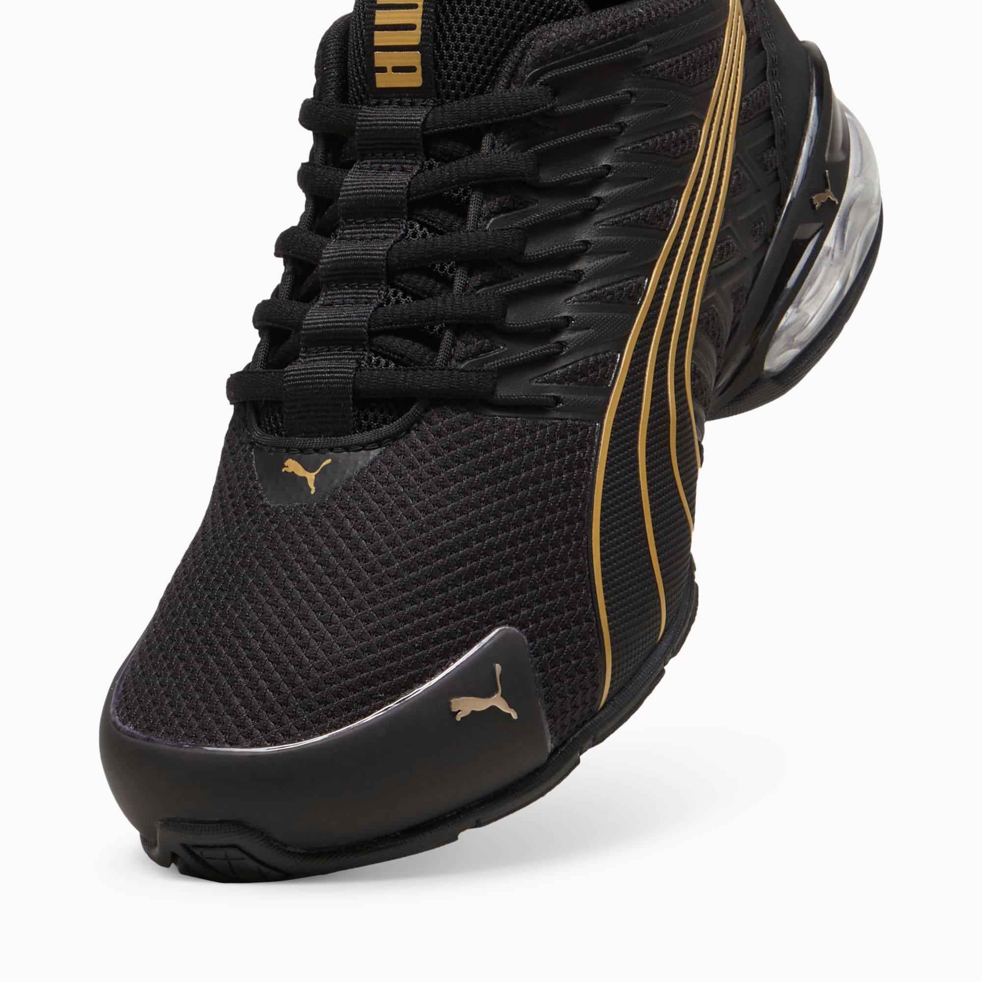 PUMA Voltaic Evo Women's Running Shoes in Black/Gold Product Image