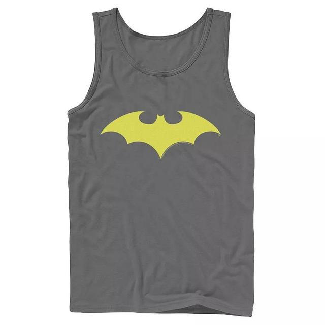 Mens DC Comics Batman Modern Chest Logo Tank Top Grey Product Image