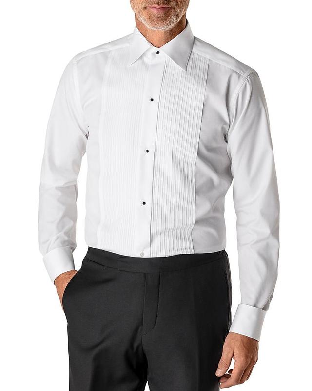 Eton Slim Fit Pleated Bib Tuxedo Shirt Product Image