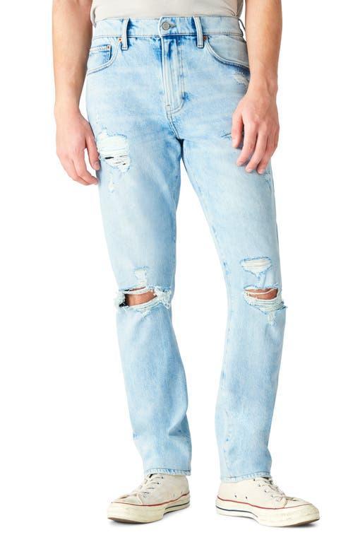 Lucky Brand 410 Ripped Athletic Straight Leg Jeans Product Image