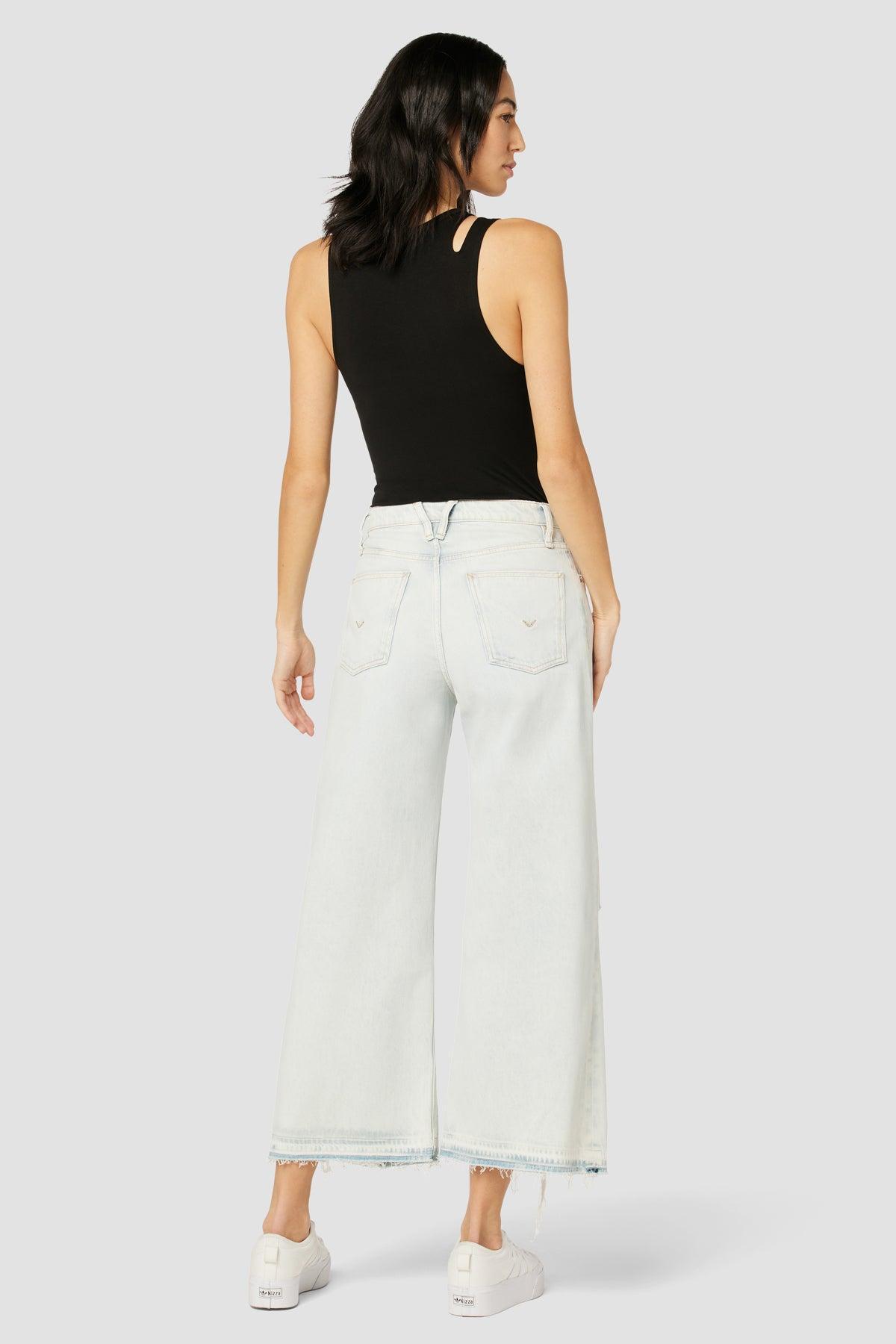 Jodie Loose Fit Wide Leg Crop Jean Female Product Image