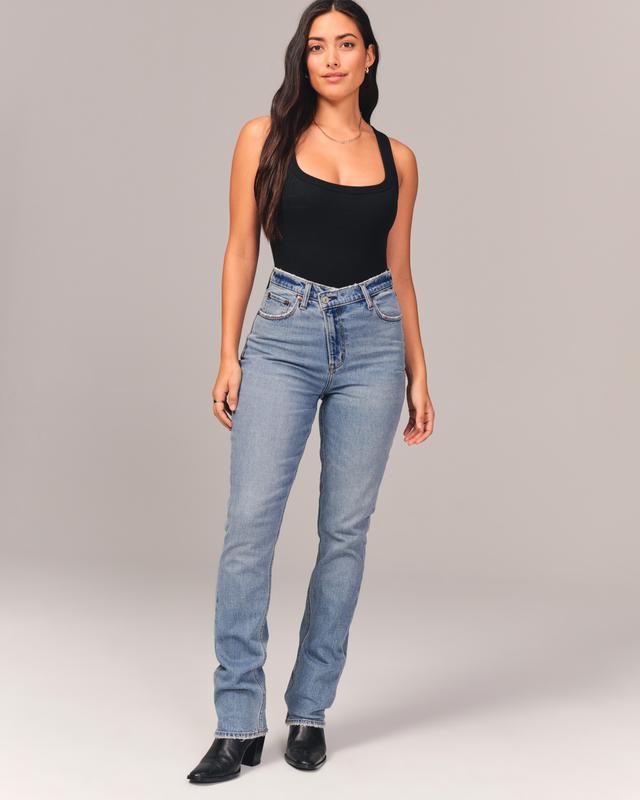 Curve Love Ultra High Rise 90s Slim Straight Jean Product Image