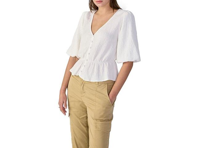 Sanctuary Textured Button Front Women's Clothing Product Image