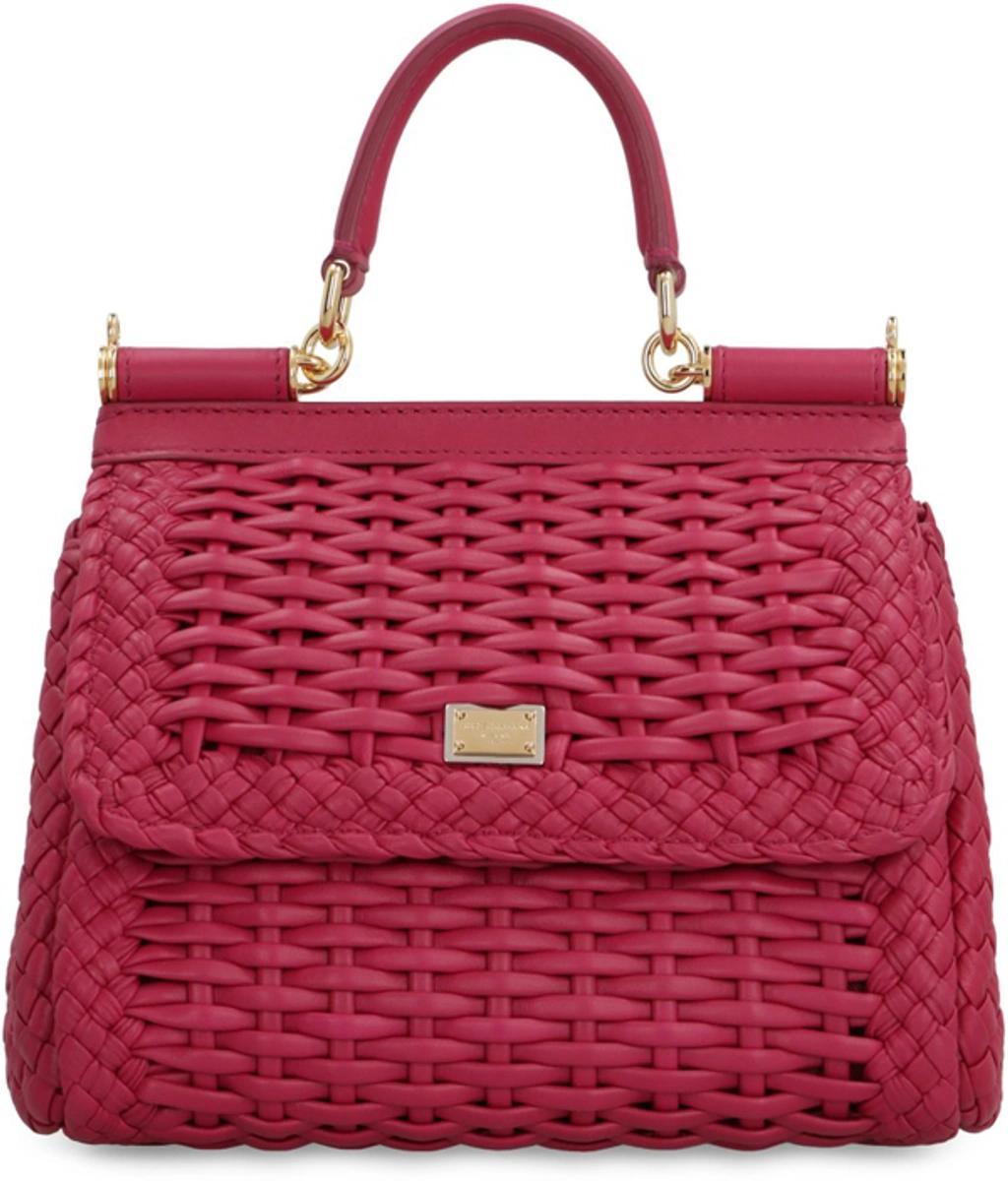 Medium Sicily Handbag In Pink Product Image