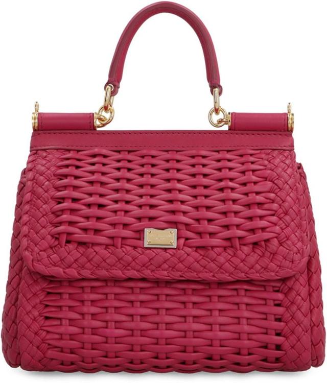 Medium Sicily Handbag In Pink Product Image