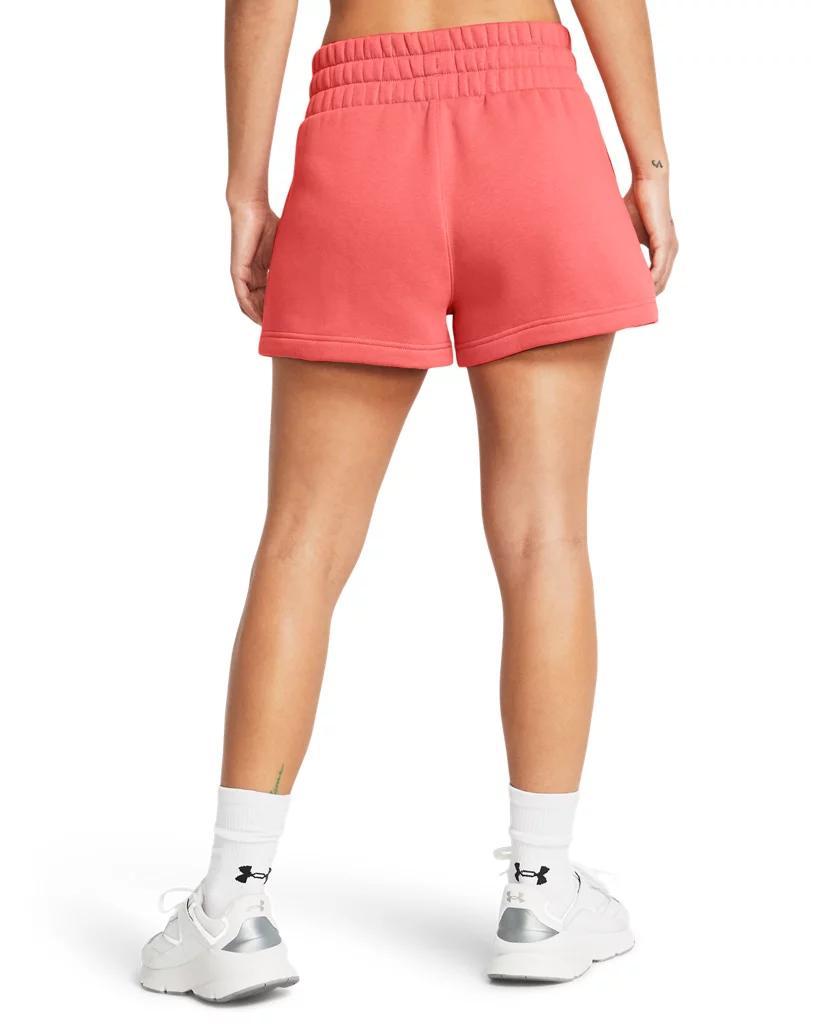 Women's UA Icon Fleece Boxer Shorts Product Image