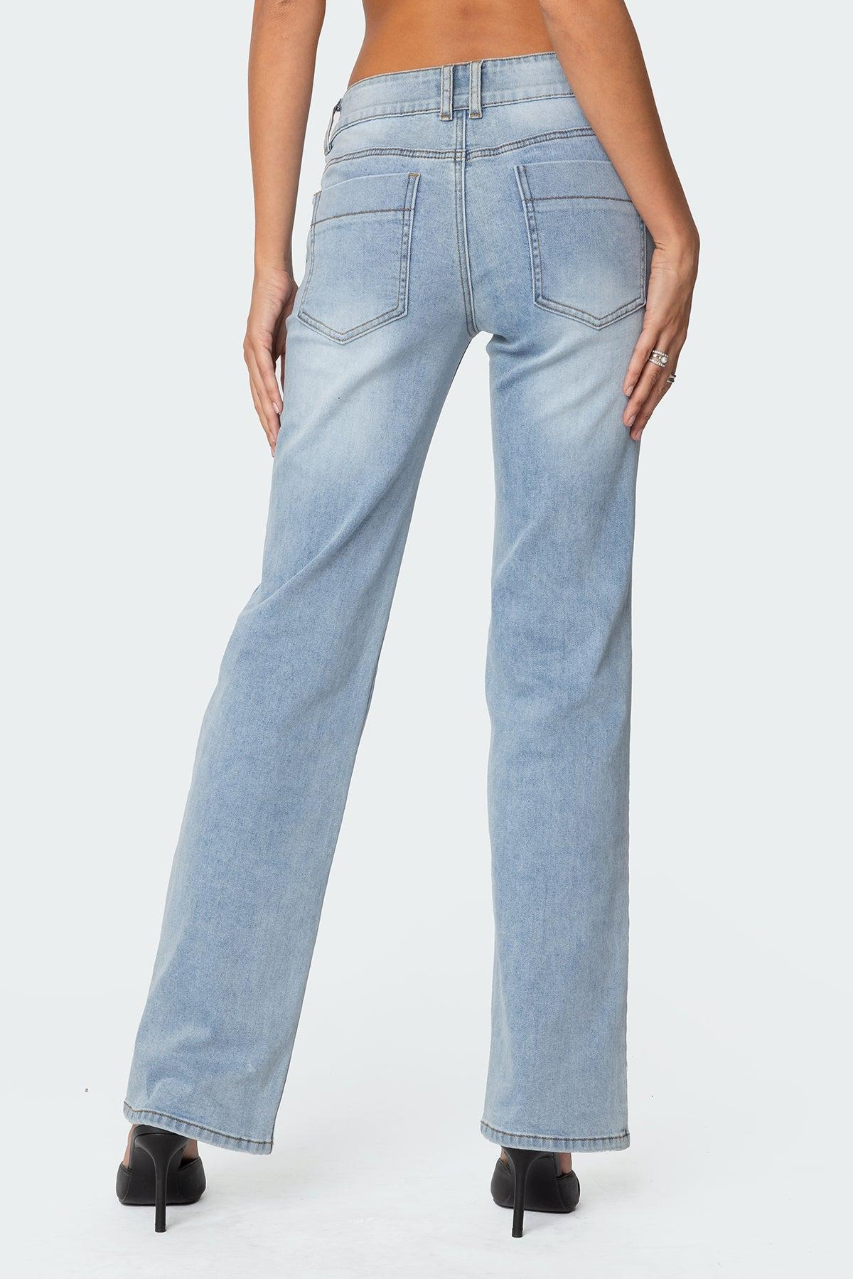 Avril Boot Cut Low Rise Jeans Product Image