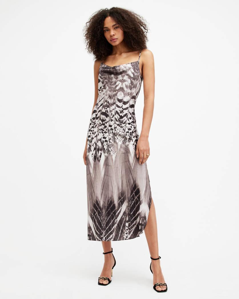 Hadley Sierra Print Midi Slip Dress Product Image