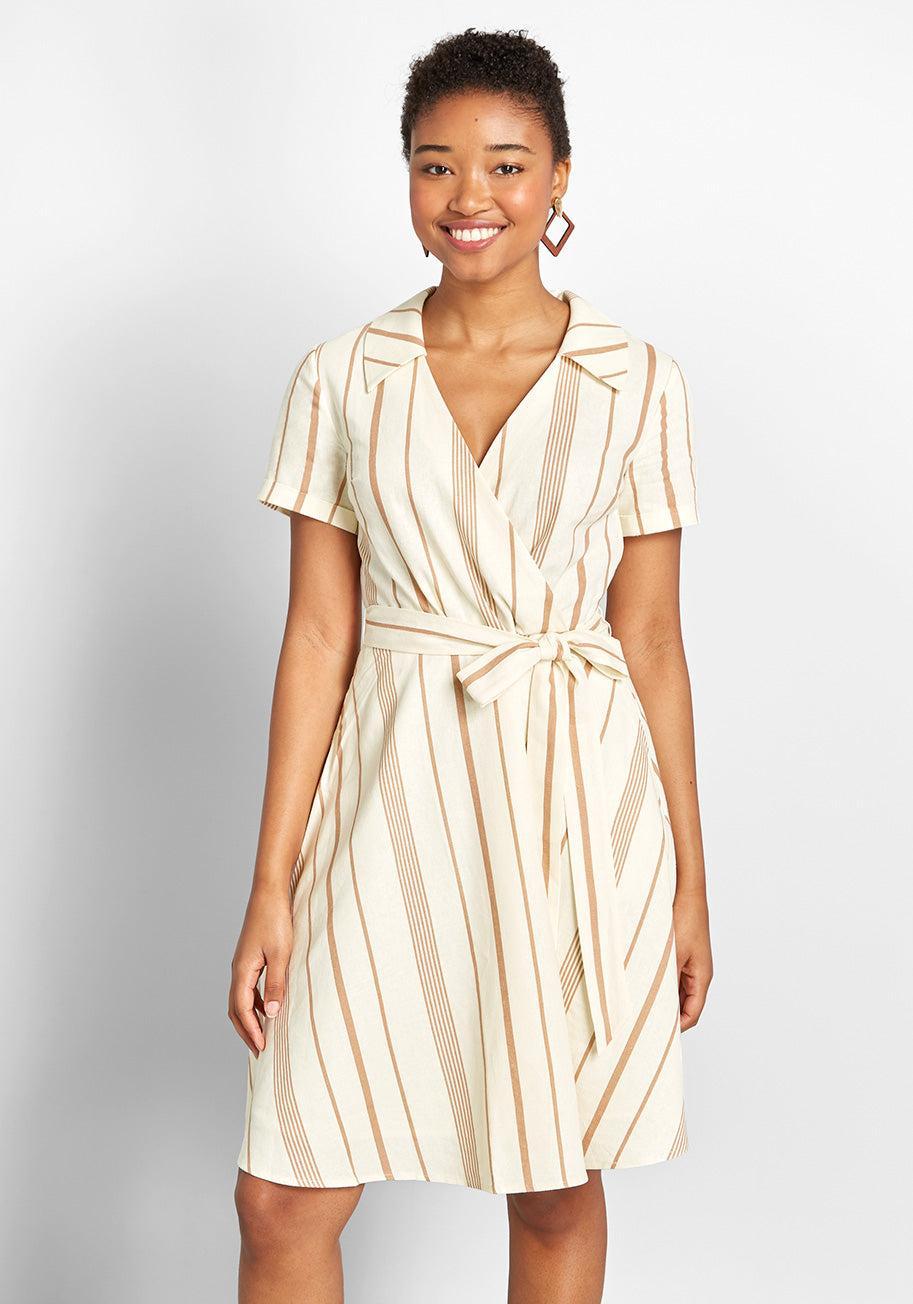 Sweet Surprise Faux-Wrap Dress Product Image