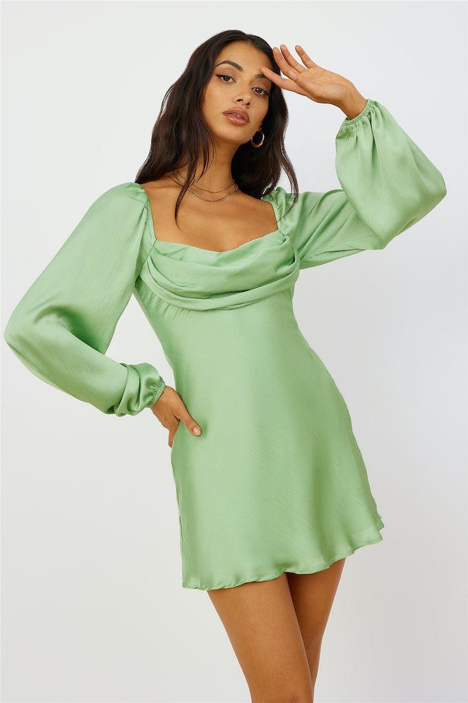 Lucky Ones Dress Green Product Image