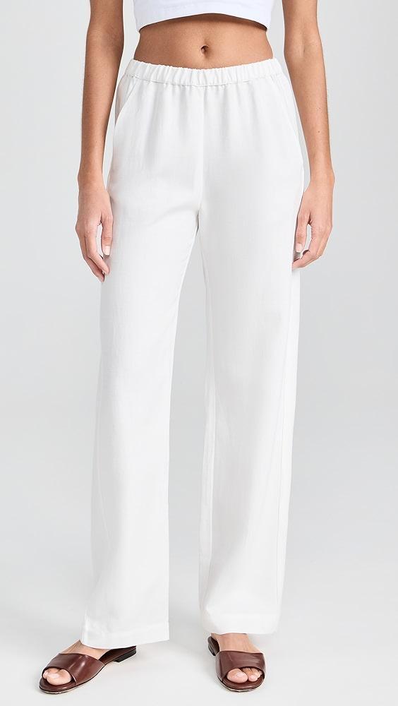 Enza Costa Twill Everywhere Pants | Shopbop Product Image