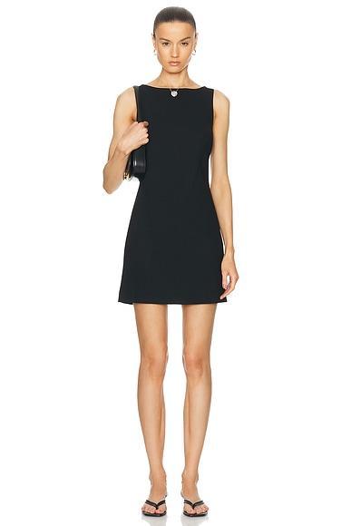 Crepe Mini Shift Dress Product Image