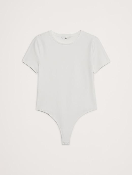 Refined Crew-Neck Thong Bodysuit Product Image