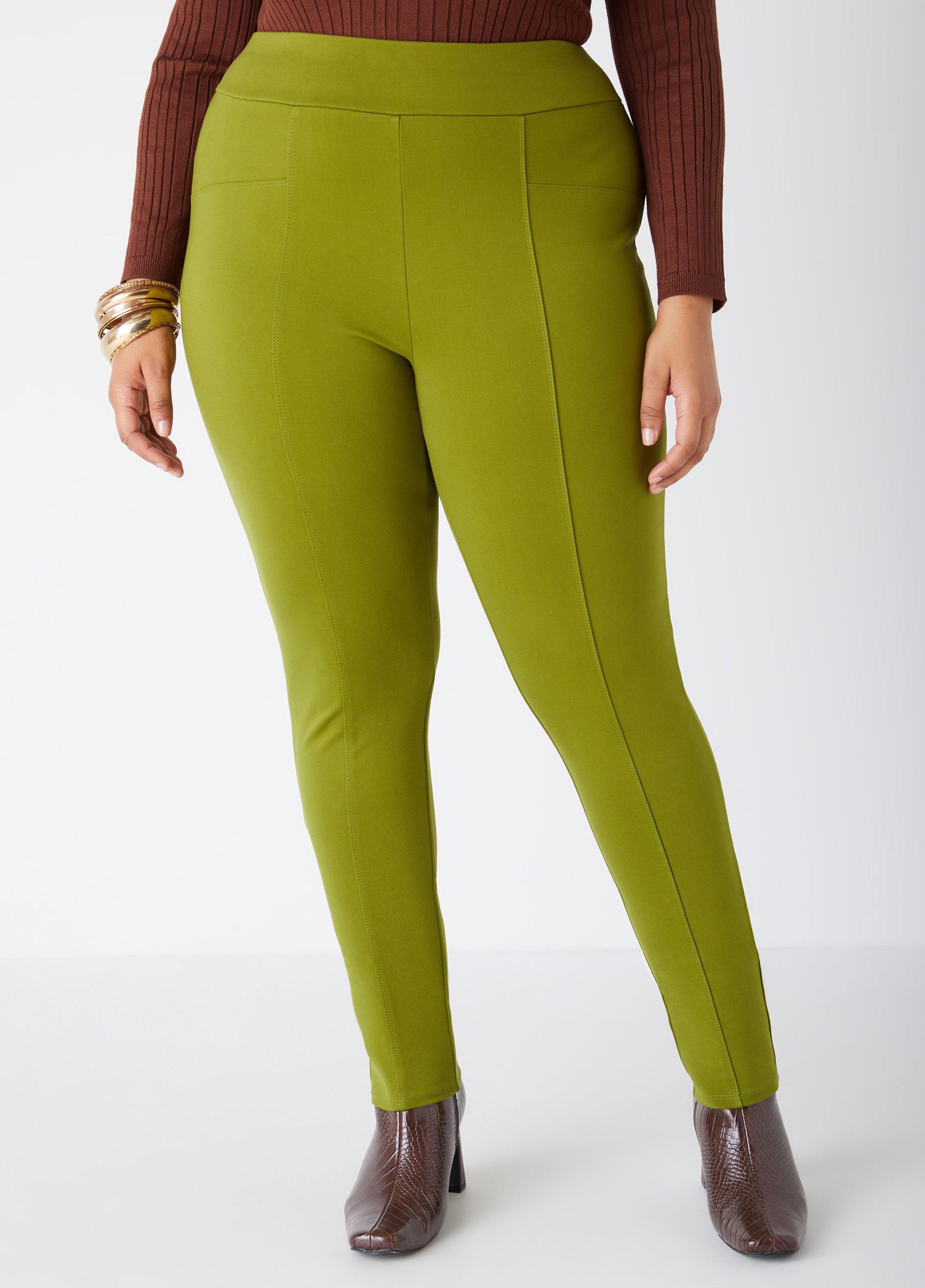 High Rise Seamed Ponte Leggings Product Image