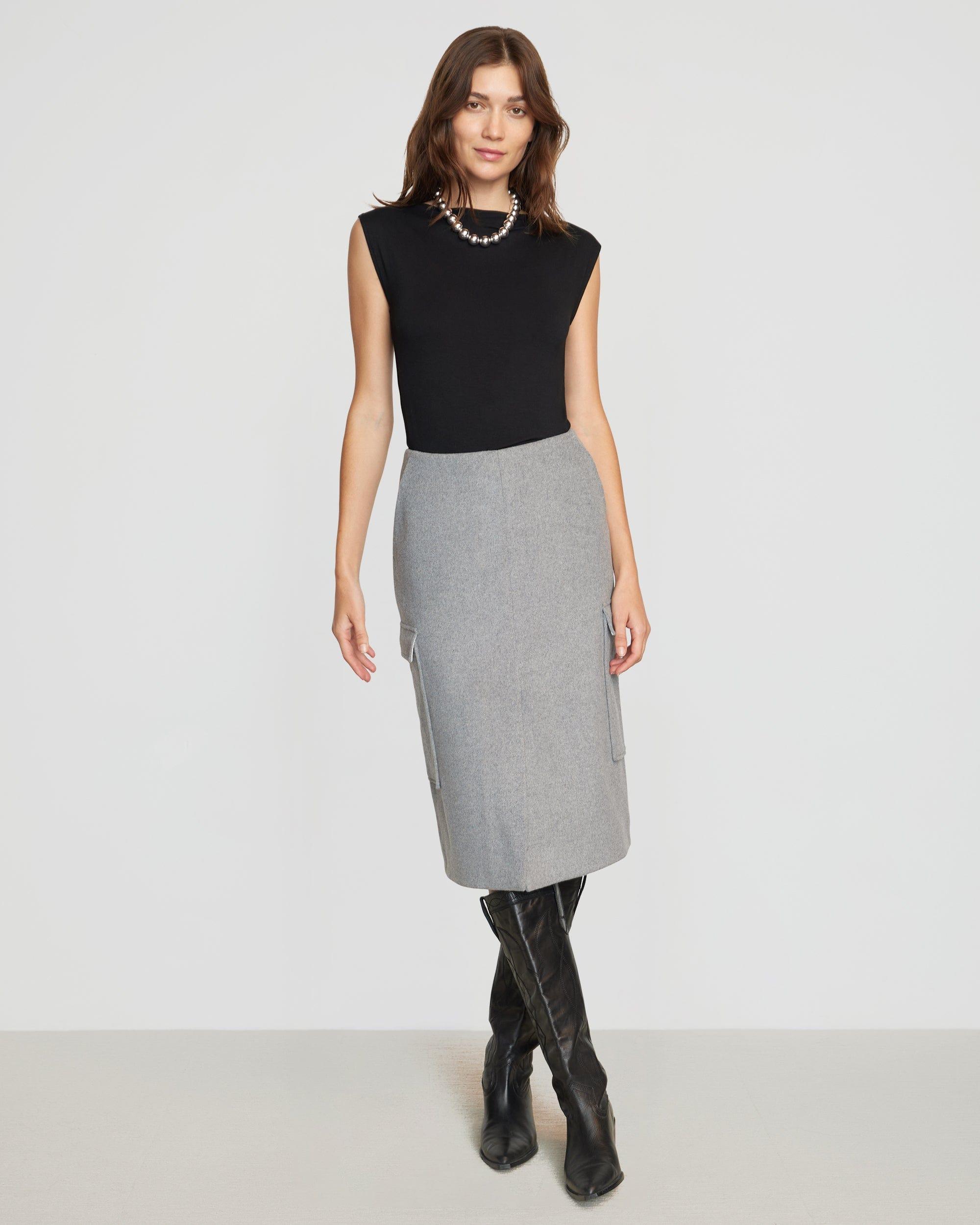 Eileen Wool-Blend Skirt Product Image