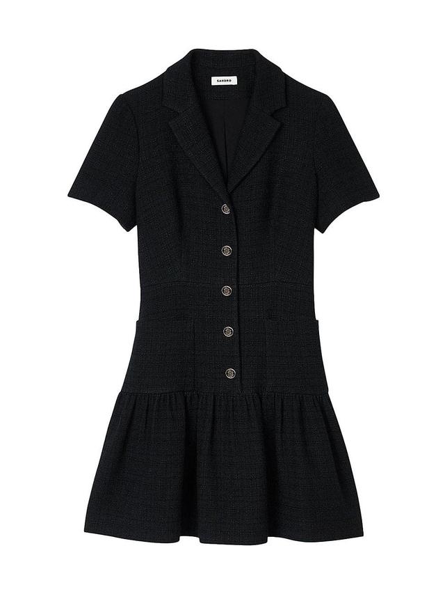 Womens Short Tweed Dress Product Image