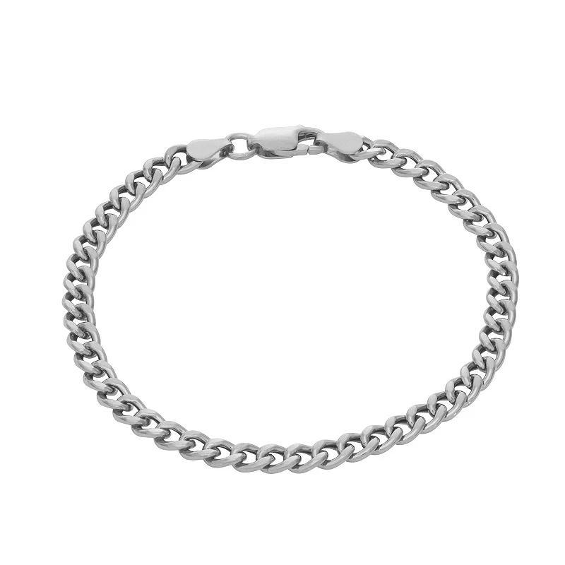 Giorgio di Vicenza Sterling Silver Italian Curb Chain Bracelet, Womens Product Image