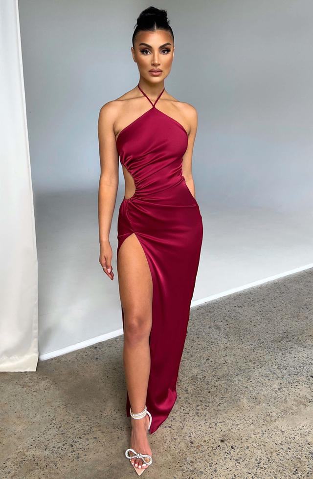 Vanessa Maxi Dress - Wine Product Image