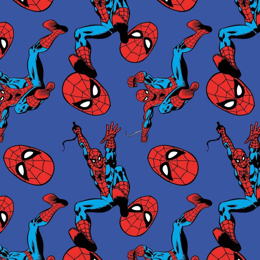 Men's Spider-Man Knit Pajama Pants - Royal Blue L Product Image