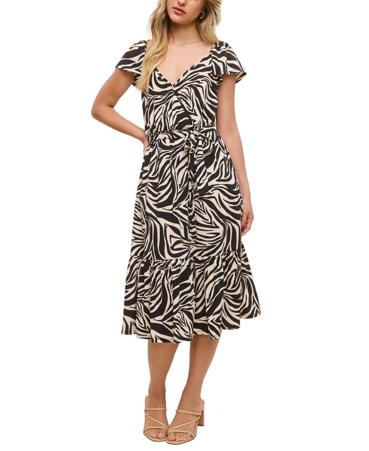 John Paul Richard Womens Printed Matte Jersey Dress Product Image