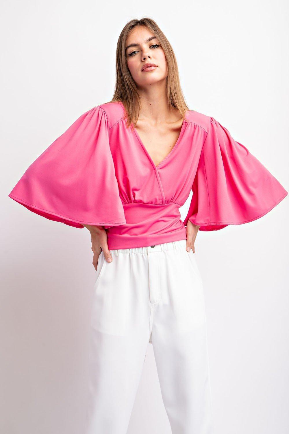 Pink Sassy Bell Top* Product Image