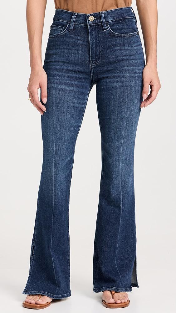 FRAME Le Easy Flare Side Slit Jeans | Shopbop Product Image