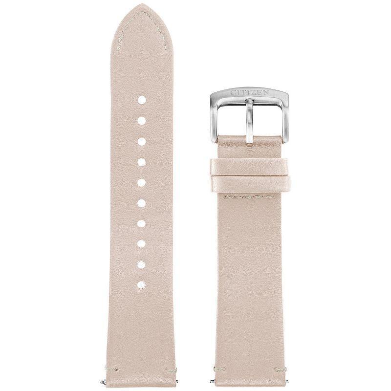 Citizen CZ Smart 22mm Interchangeable Blush Leather Watch Band, Mens, Pink Product Image