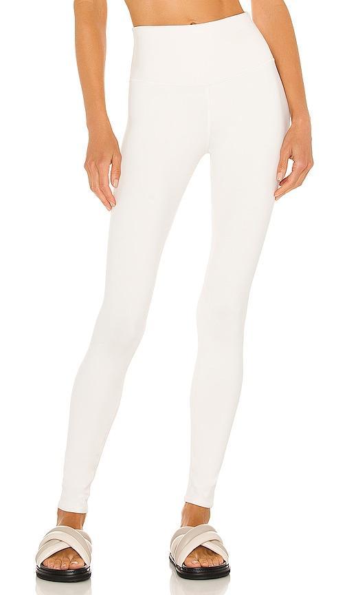 alo High Waist Airbrush Legging in Ivory. - size L (also in XS) Product Image