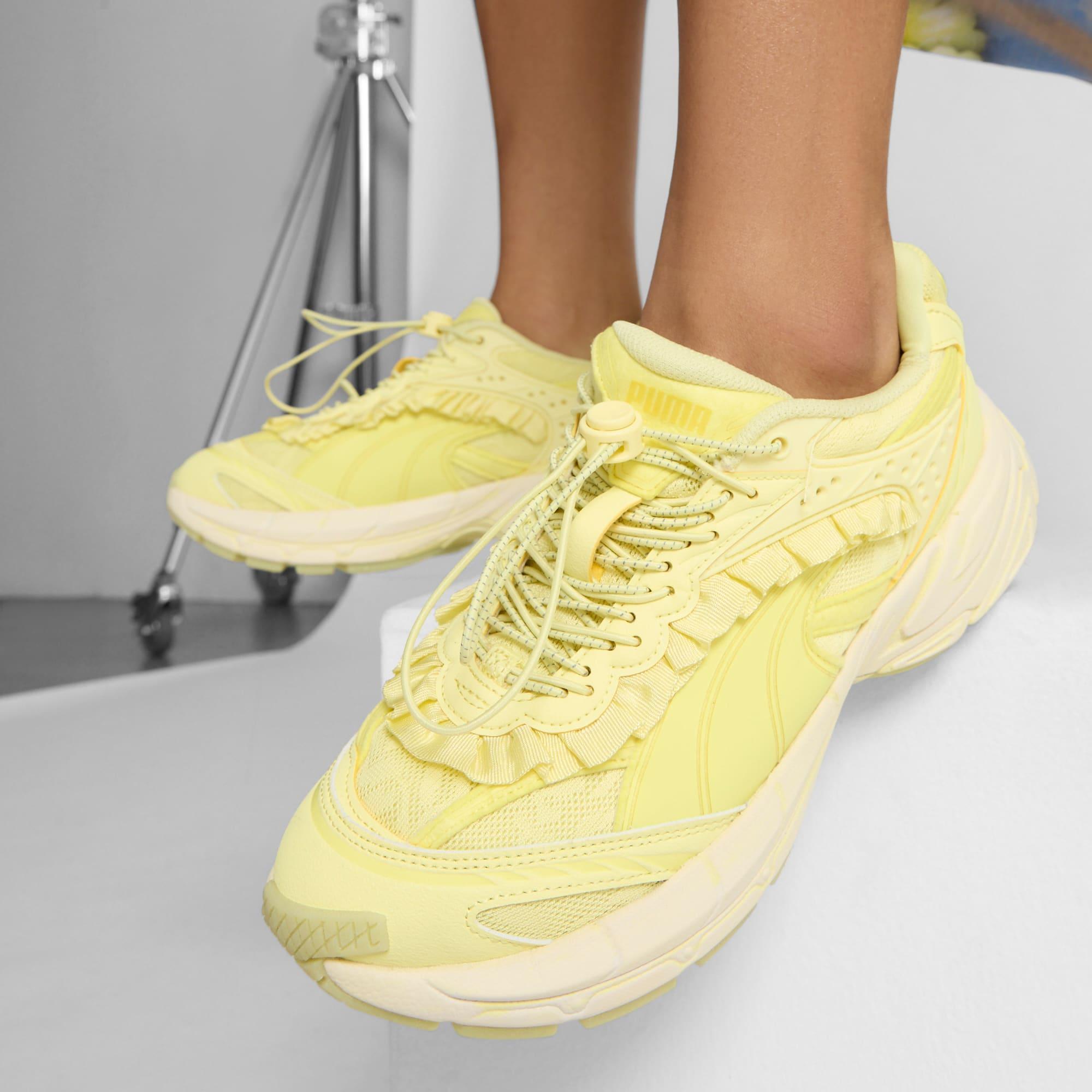 PUMA x COLLINA STRADA Velophasis Yellow Vintage Women's Sneakers Product Image