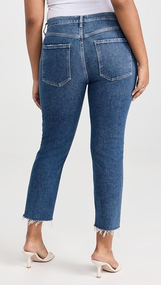 AGOLDE Riley High Rise Straight Crop Jeans | Shopbop Product Image