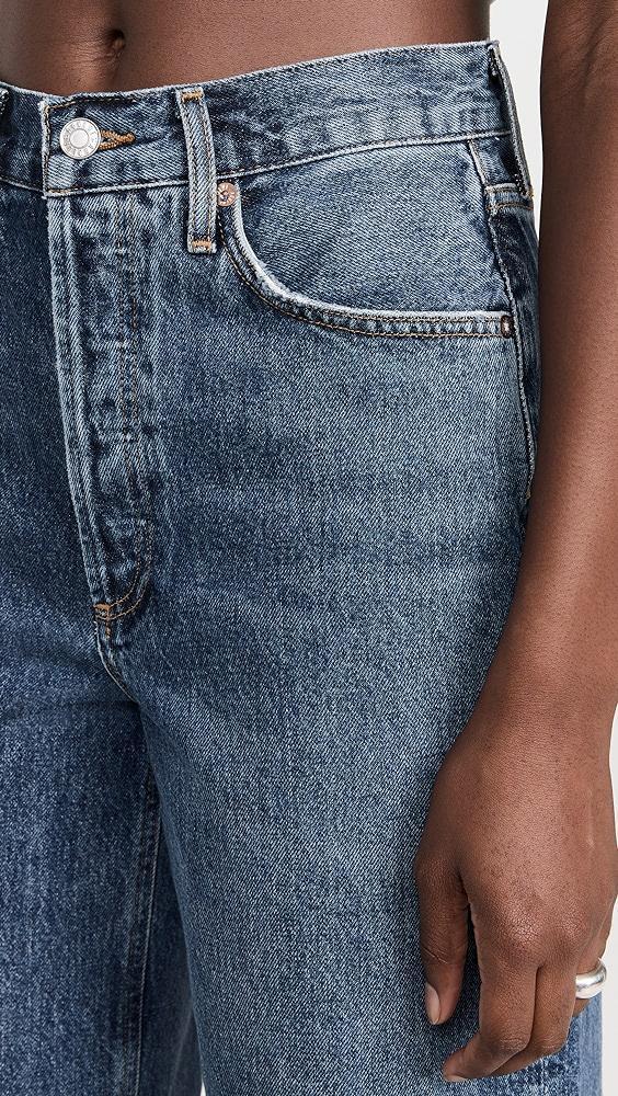 AGOLDE Dame High Rise Wide Leg Jeans | Shopbop Product Image