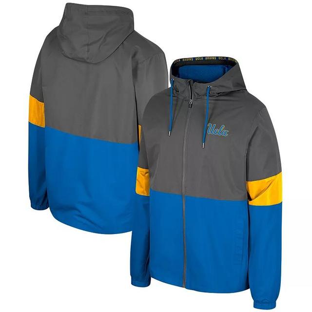 Mens Colosseum Charcoal UCLA Bruins Miles Full-Zip Hoodie Jacket Product Image