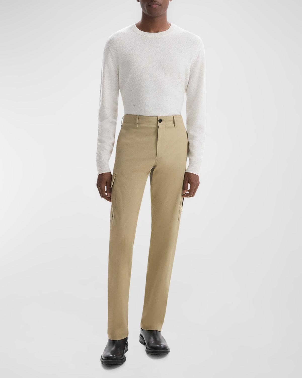 Mens Straight Twill Cargo Pants Product Image