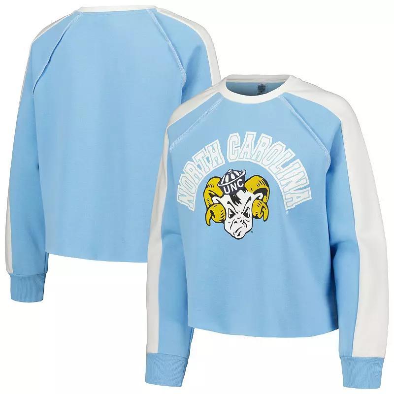 Womens Gameday Couture Carolina Blue North Carolina Tar Heels Blindside RaglanCropped Pullover Sweatshirt Product Image