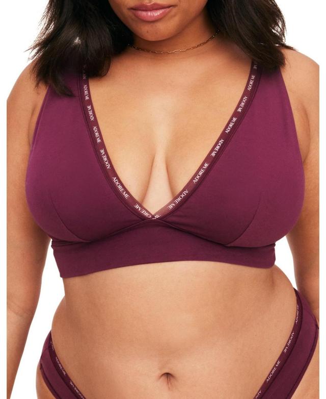 Maddey Womens Plus-Size Unlined Bralette Bra Product Image