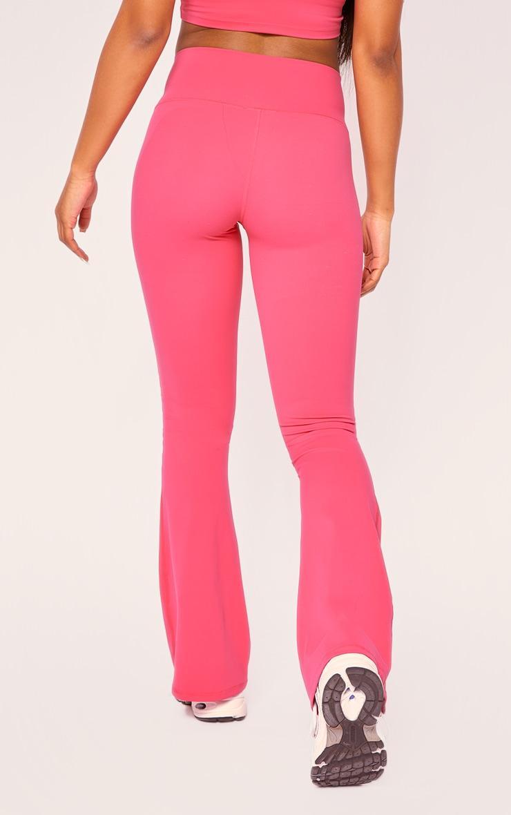 Raspberry Sculpt Flare Yoga Pants Product Image