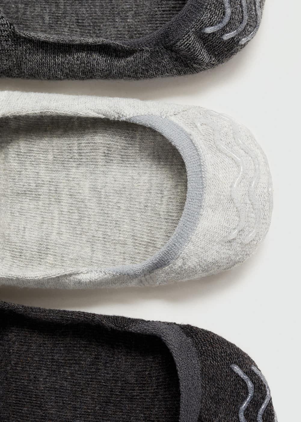 3-pack of invisible socks - Men | MANGO USA Product Image