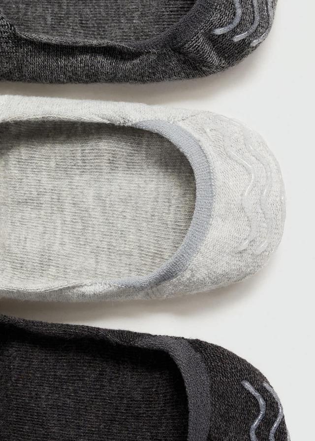 MANGO MAN - 3-pack of invisible socks greyMen Product Image